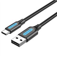 Cable Vention Usb-a - Usb-c 3a 480mbps 60w 05m Black