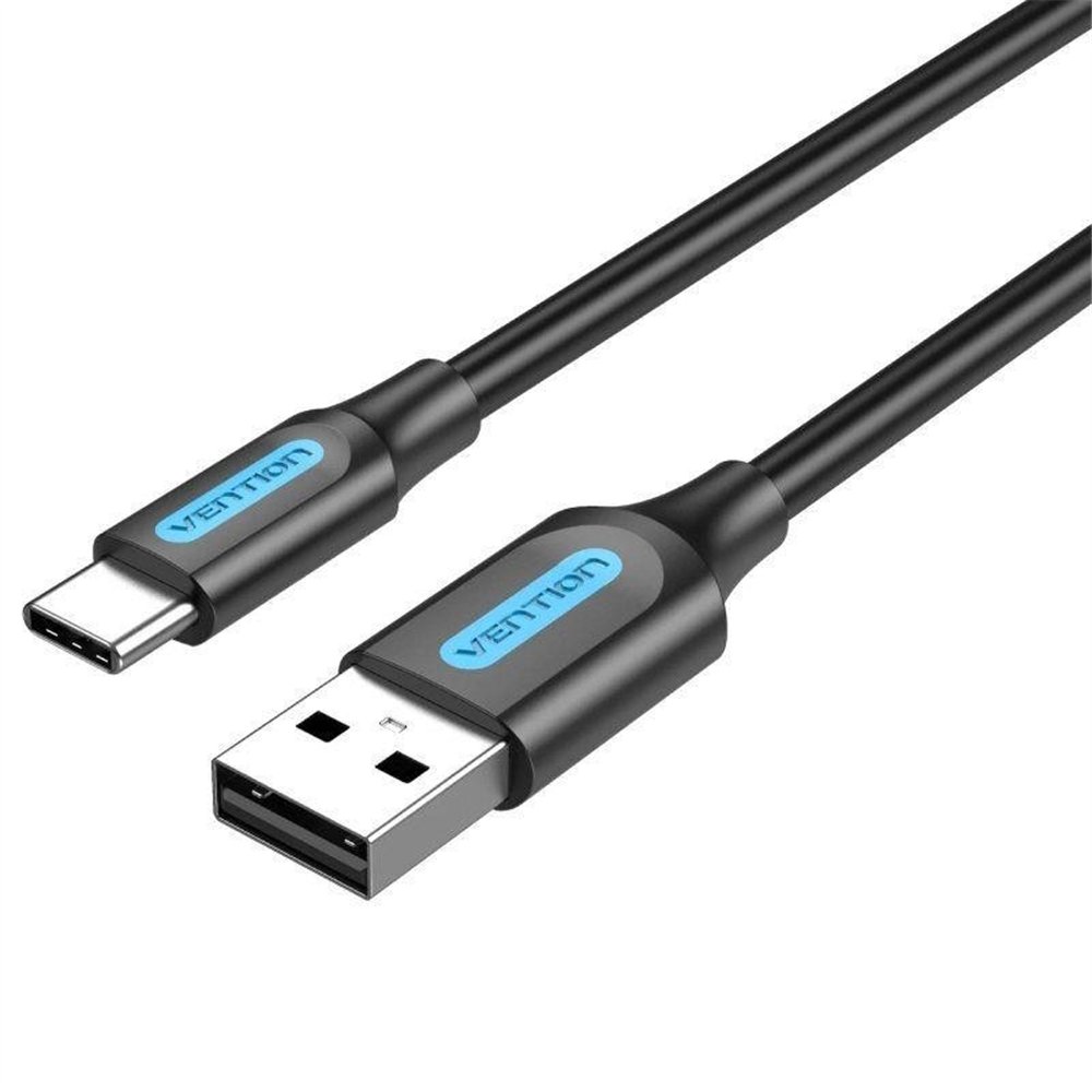 Cable Vention Usb-a - Usb-c 3a 480mbps 60w 05m Black