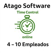 Time Control De Presencia Atago En La Nube 1-10 Empleados ( Anual )