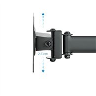 Soporte De Mesa Tv/monitor Tooq 13-27 8kg 2 Brazos Para 3 Pantallas
