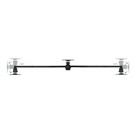 Soporte De Mesa Tv/monitor Tooq 13-27 8kg 2 Brazos Para 3 Pantallas