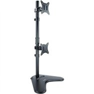 Soporte De Sobremesa Monitor Tooq 17-32 9kg 2 Brazos Vertical Gira/incli