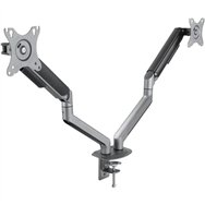 Soporte De Mesa Tv/monitor Tooq Db4132tnr-g 17-32 2 Brazos Asistido Grey
