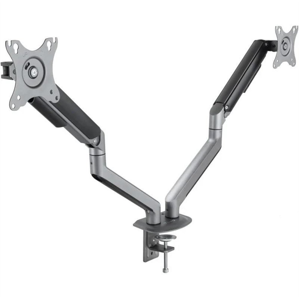 Soporte De Mesa Tv/monitor Tooq Db4132tnr-g 17-32 2 Brazos Asistido Grey