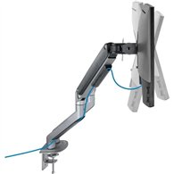 Soporte De Mesa Tv/monitor Tooq Db4132tnr-g 17-32 2 Brazos Asistido Grey