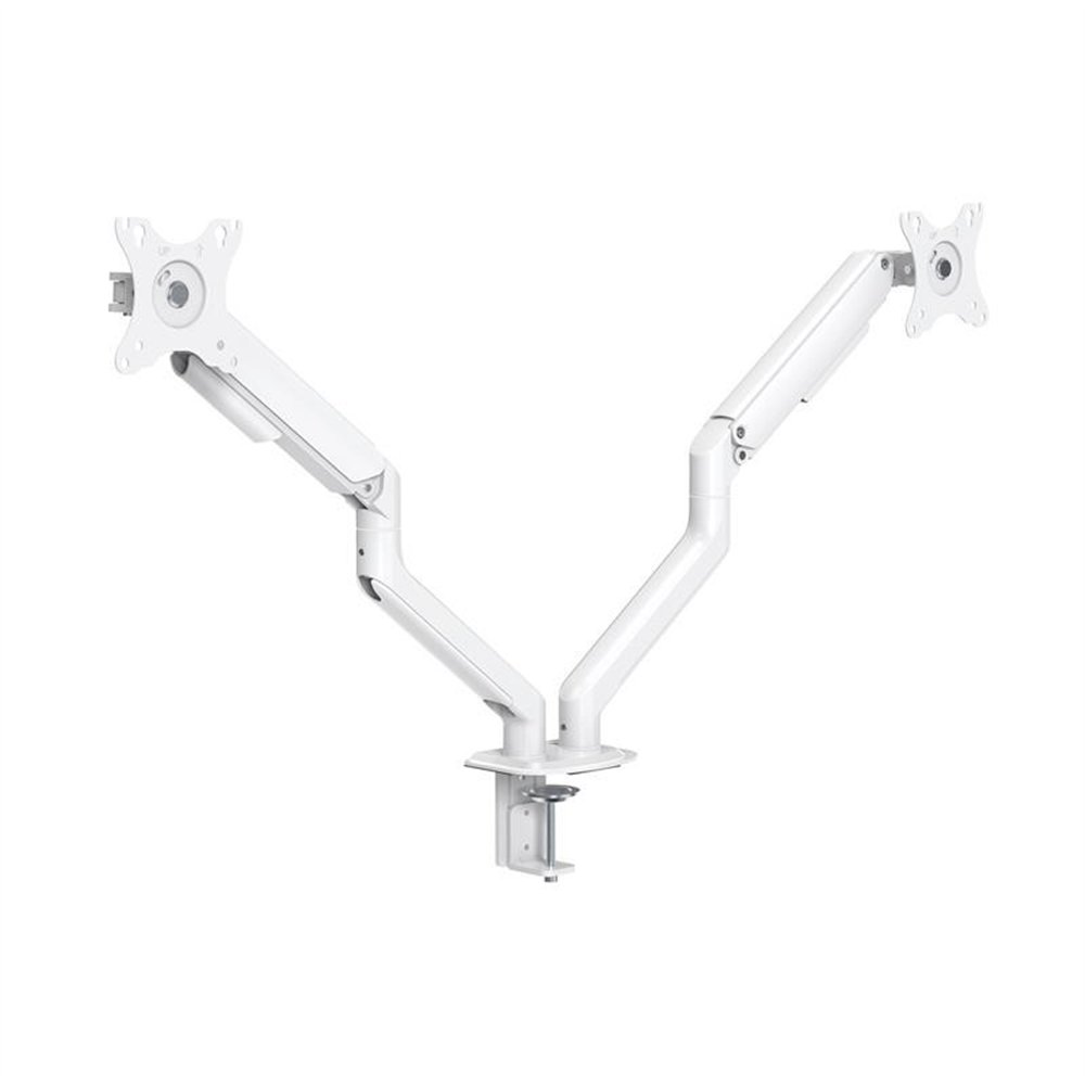 Soporte De Mesa Tv/monitor Tooq 17-32 2 Brazos White