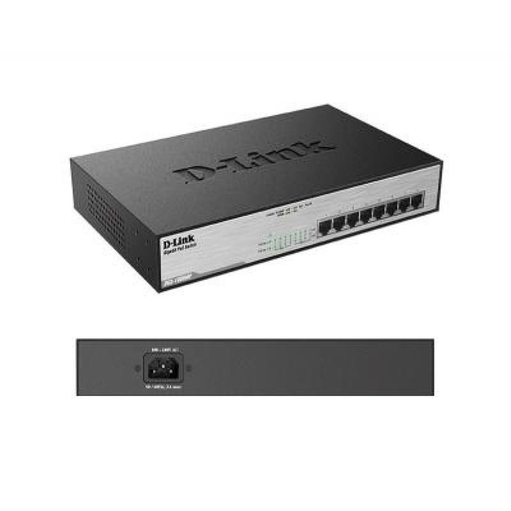 Switch D-link Gigabit 8 Puertos Poe Dgs-1008mp/e