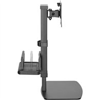Soporte De Mesa Tv/monitor/mini Pc Aisens 17-32 1 Brazo 8kg Black