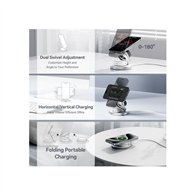 Base Cargador Vention Smartphone/apple Watch/auriculares Wireless Silver