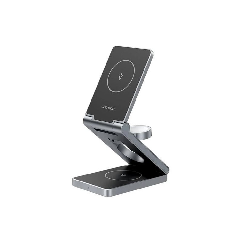 Base Cargador Vention Smartphoneapple Watchauriculares Wireless Black