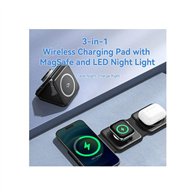 Base Cargador Pad Vention Smartphone/apple Watch/auriculares Wireless Black