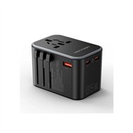 Cargador De Pared Vention Universal Gan 2xusb-c Usb-a 65w
