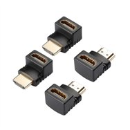 Adaptador Oneway Hdmi Hembra A Hdmi Macho Acodado 90º A/h-a/m Black