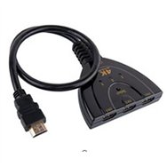 Adaptador Oneway Hdmi 3x1 Splitter 4k Black
