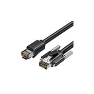 Cable De Red Cat6a Sftp 1m Vention Black