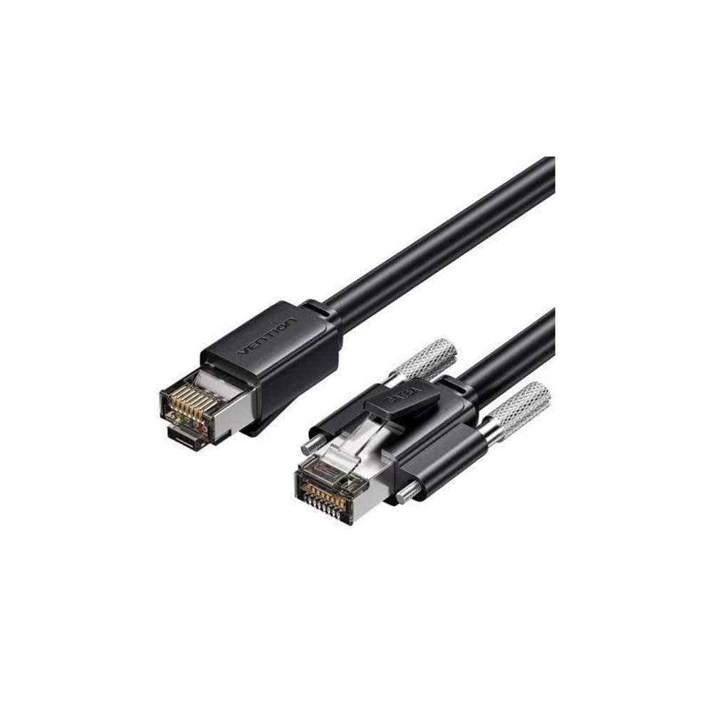 Cable De Red Cat6a Sftp 1m Vention Black