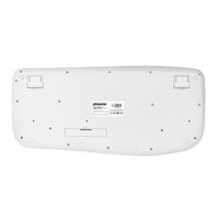 Teclado Phoenix K201 Ergonomico Wireless White