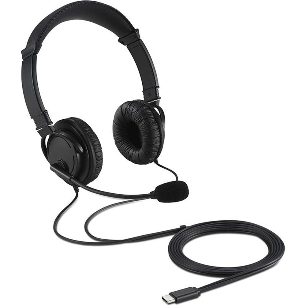 Auriculares Microfono Kensington K97457ww Hi-fi Usb-c Black