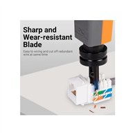 Insertadora Vention Tipo 110 Rj45 Rj11 Grey/orange