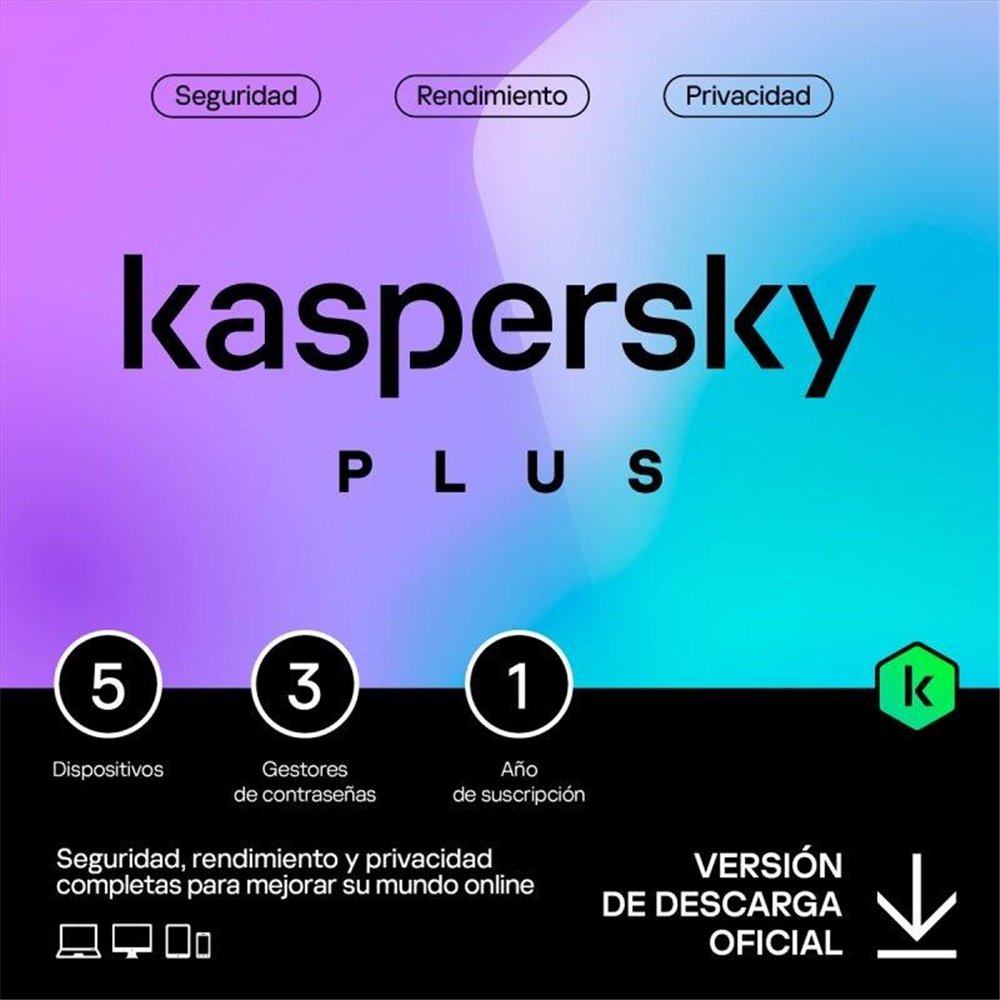 Antivirus Kaspersky Plus 1year 5l Pcmacandroidios