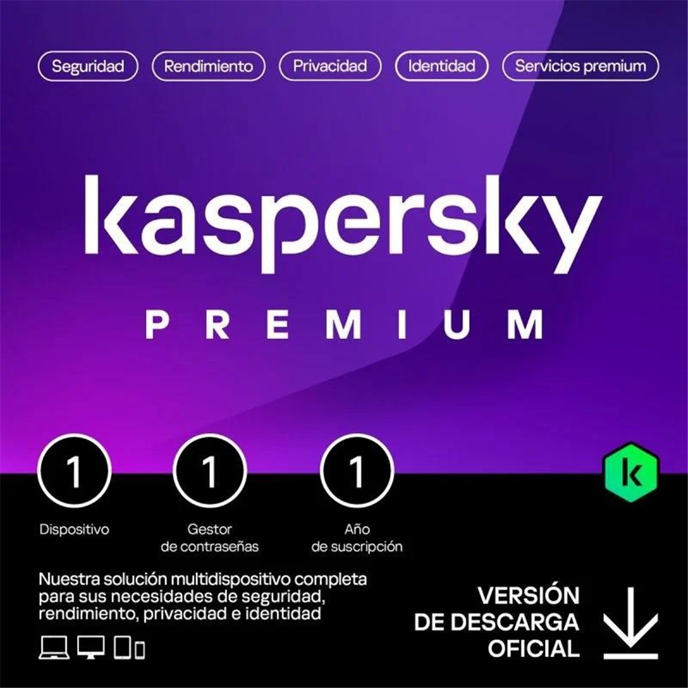 Antivirus Kaspersky Premium 1year 1l Pcmacandroidios Lelectronica