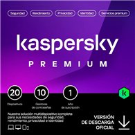 Antivirus Kaspersky Premium 1year 20l Pc/mac/android/ios L.electronica