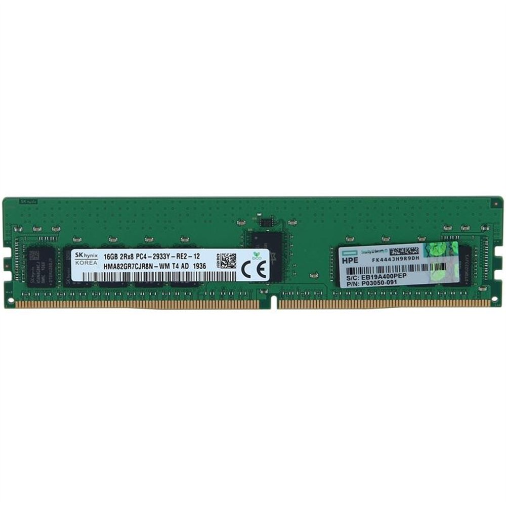Memoria Ram 16gb Hp Ddr4 1rx4 Pc4-2933y-r Proliant Rack/torre/blade System