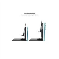 Soporte Sobremesa Tooq Ajustable Para Smartphone/tablet Hasta 13 Black