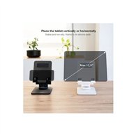 Soporte Sobremesa Tooq Ajustable Para Smartphone/tablet Hasta 13 Black
