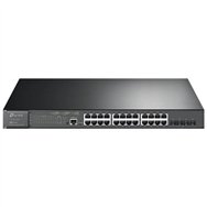 switch tp-link 24 puertos gigabit x4 sfp+ 10g x16 poe+ x8 poe++ l2+