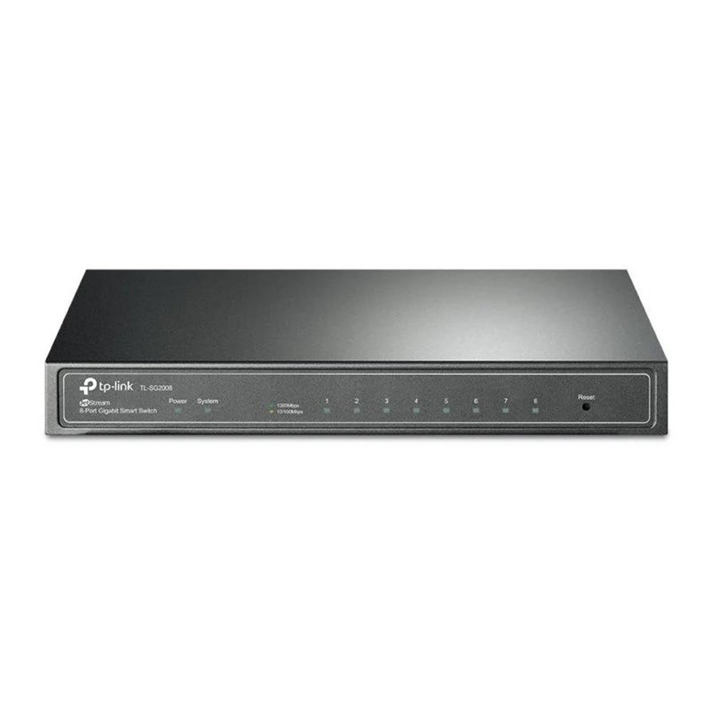 Switch Tp-link Tl-sg2008 Gigabit 8 Puertos Semigestionable