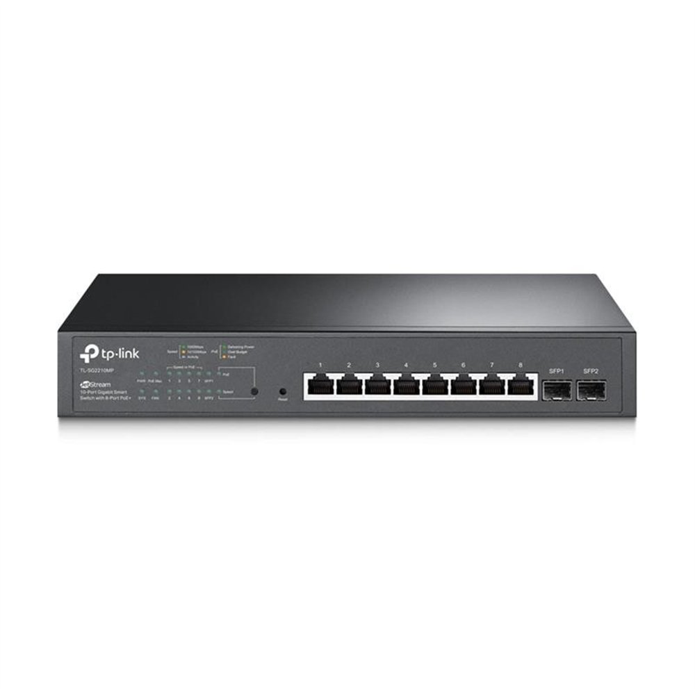 Switch Tp-link Omada Gigabit 10 Puertos Tl-sg2210mp 8 Poe 2 Sfp