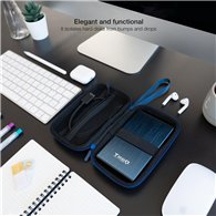Funda Tooq Para Disco Duro Externo De 25 Blue