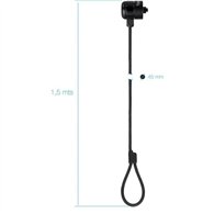 Cable Seguridad Tooq Portatil Con Llave 15m