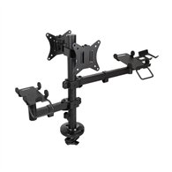 Soporte De Mesa Tooq Monitor Impresora Terminal 17-32 2 Brazos Black