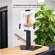 Soporte Sobremesa Tooq Antirrobo Para Tablet 79-105 Black