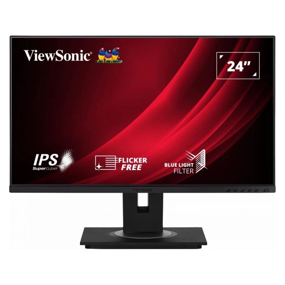 monitor viewsonic 24 ips multim ergonomico vga hdmi dp usb 5yr gar