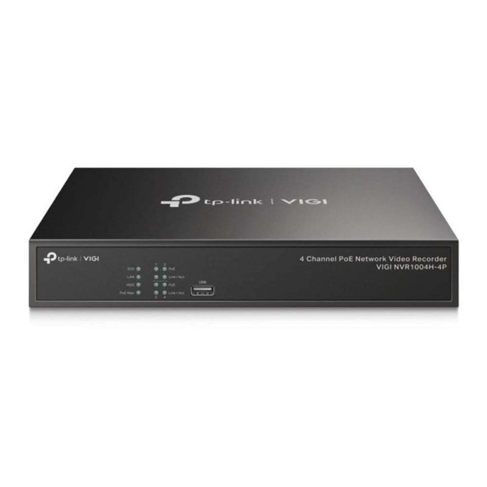 Grabador Ip Nvr Tp-link Vigi 4 Ch Ip 1hdd H265 Poe