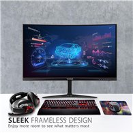 Monitor Viewsonic 24 Curvo Led Fhd Hdmi Dp 165hz 3yr Garantia