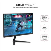 Monitor Viewsonic 24 Curvo Led Fhd Hdmi Dp 165hz 3yr Garantia
