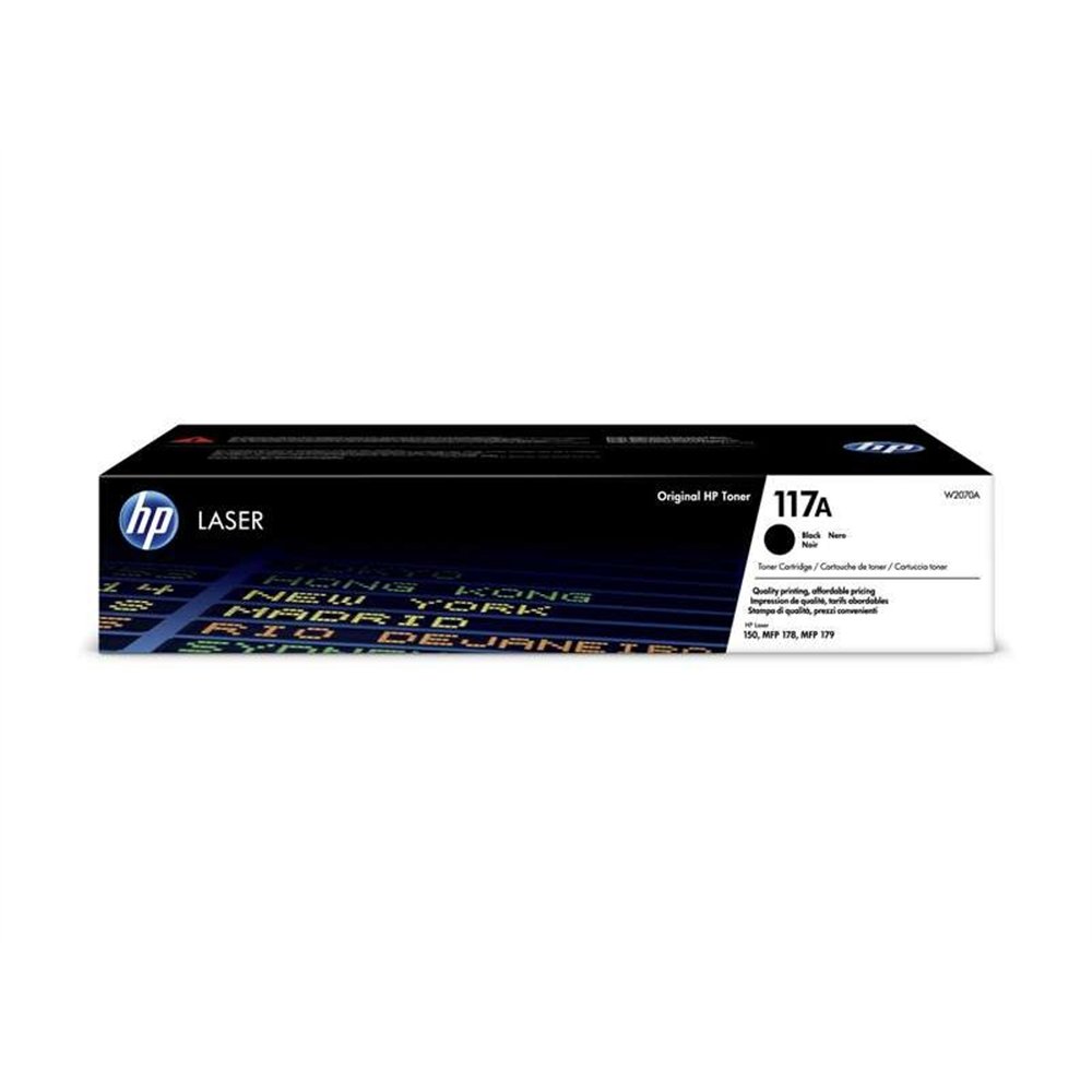 Toner HP W2070A 117A Negro - Calidad y Rendimiento Superior