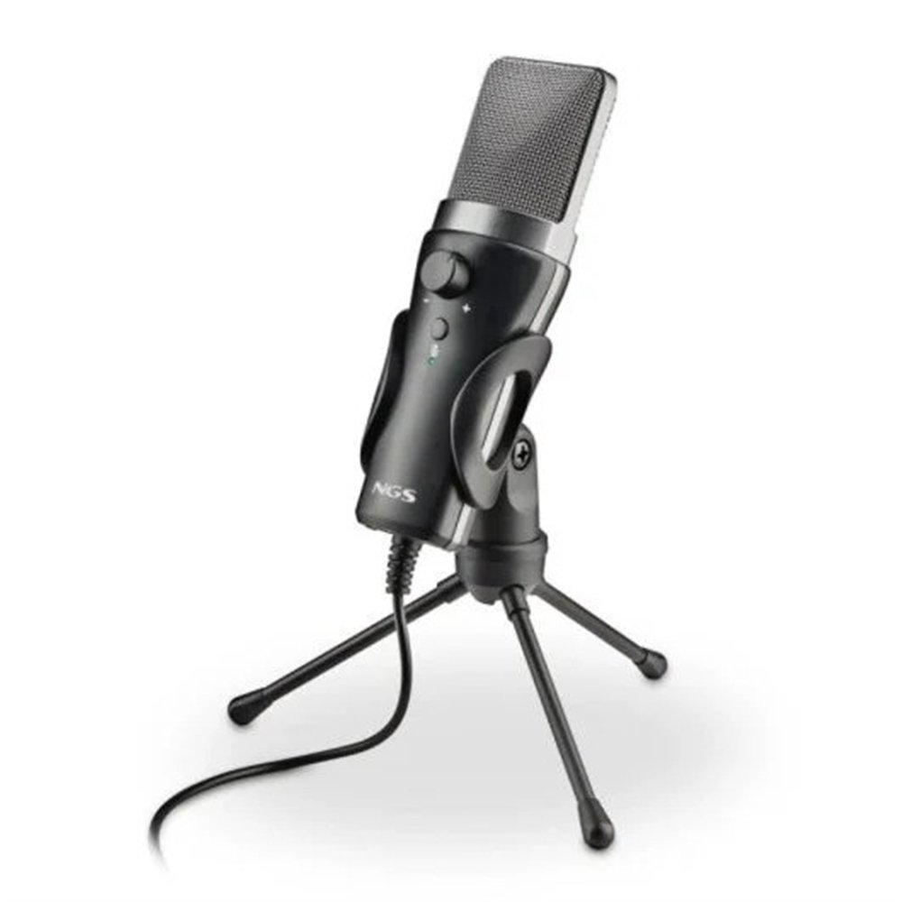 Microfono Ngs Ms120usb Usb Tripode Black