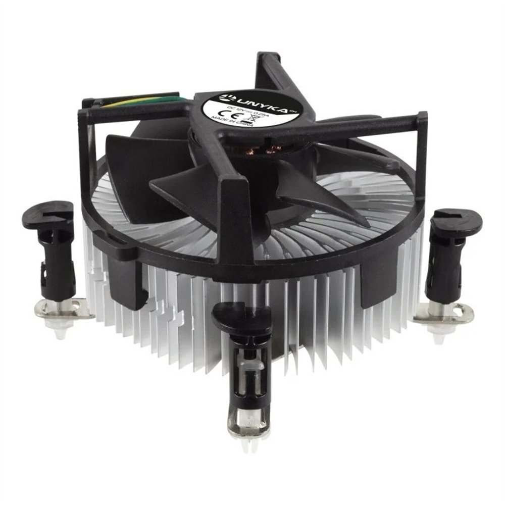 UNYKA CPU Cooler Fan with Aluminum Heat Sink
