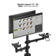Soporte De Mesa Avpos 4-1 Para Tpv/monitor/impresora/datafono