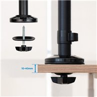 Soporte De Mesa Avpos 4-1 Para Tpv/monitor/impresora/datafono
