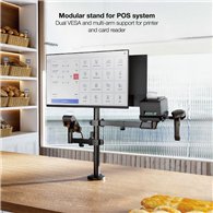 Soporte De Mesa Avpos 4-1 Para Tpv/monitor/impresora/datafono