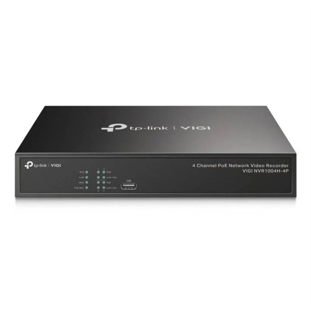 Grabador Ip Nvr Tp-link Vigi 4 Ch Ip 1hdd H265 Sata