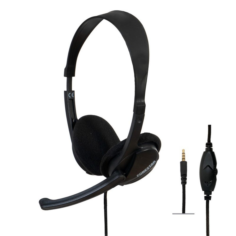Auriculares Microfono Fonestar Home-35 Jack 3.5mm Black