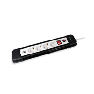 Regleta Equip 4xschuko 2xusb Interruptor (eq245553)