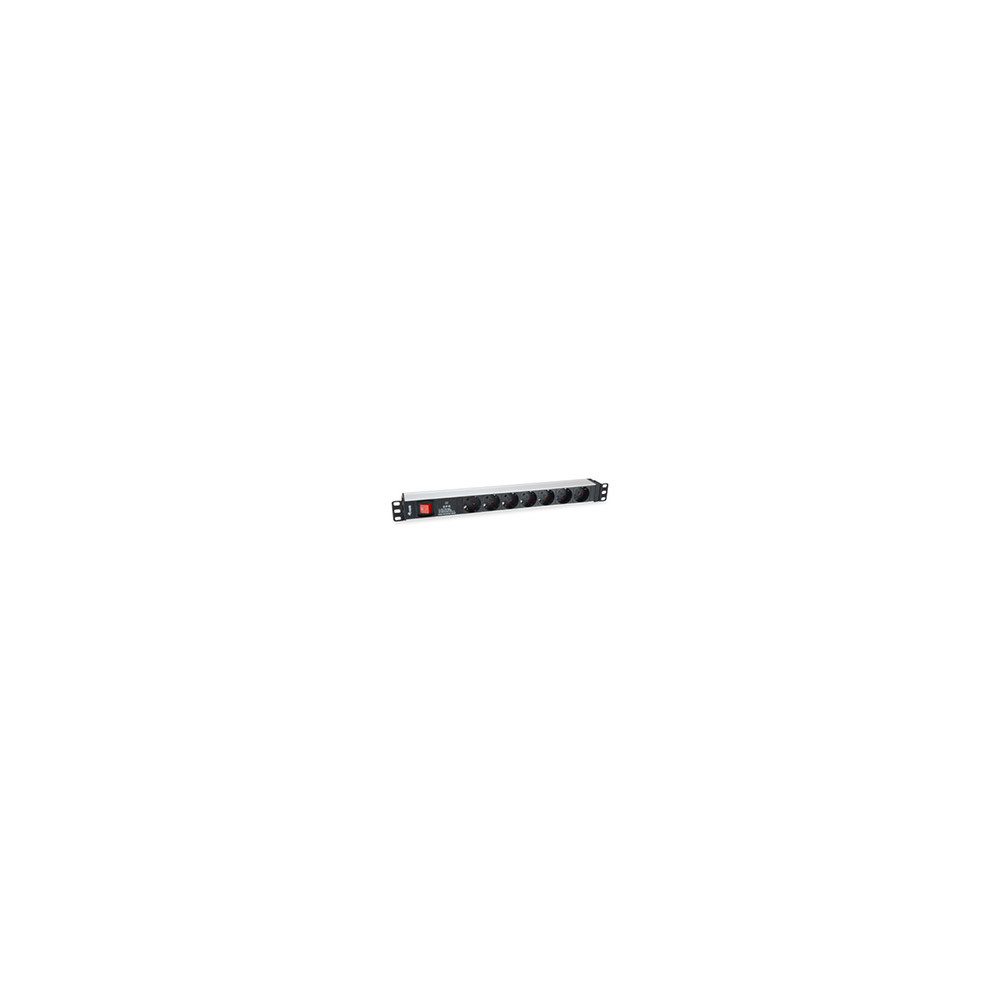 Regleta Equip 7xschuko Interruptor Rack 1u (eq333309)